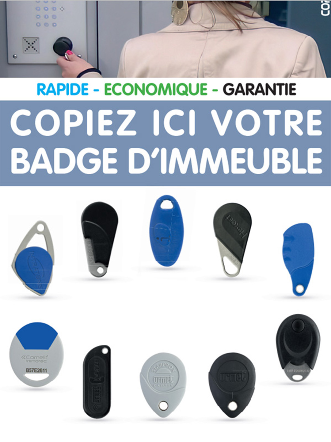 Badges et télécommandes