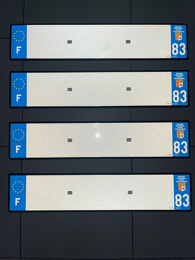 Plaques d'immatriculation